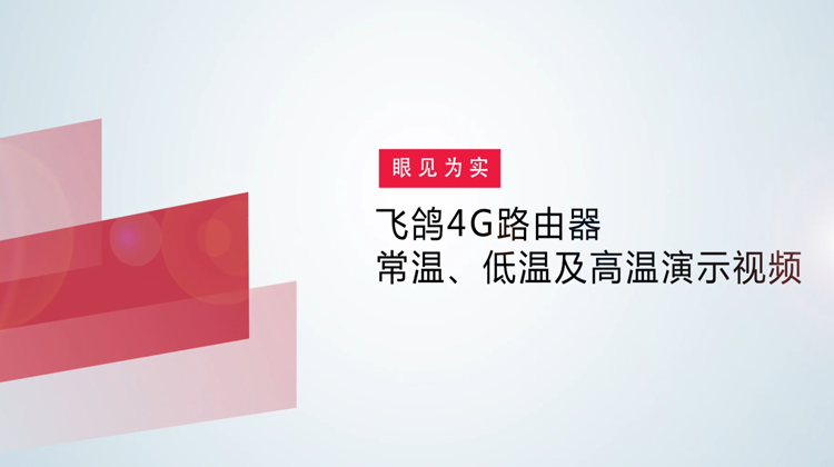 尊龙时凯飞鸽4G路由器常温、低温及高温演示视频